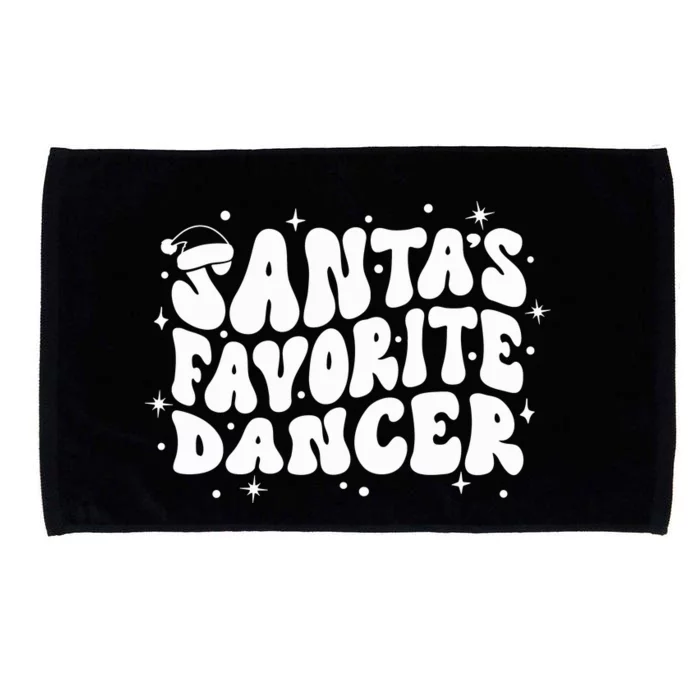 Dancer Christmas Santa Favorite Dancer Microfiber Hand Towel