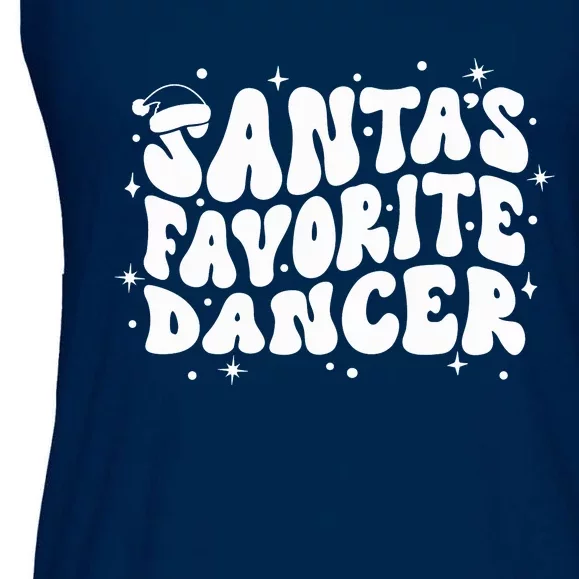 Dancer Christmas Santa Favorite Dancer Ladies Essential Flowy Tank