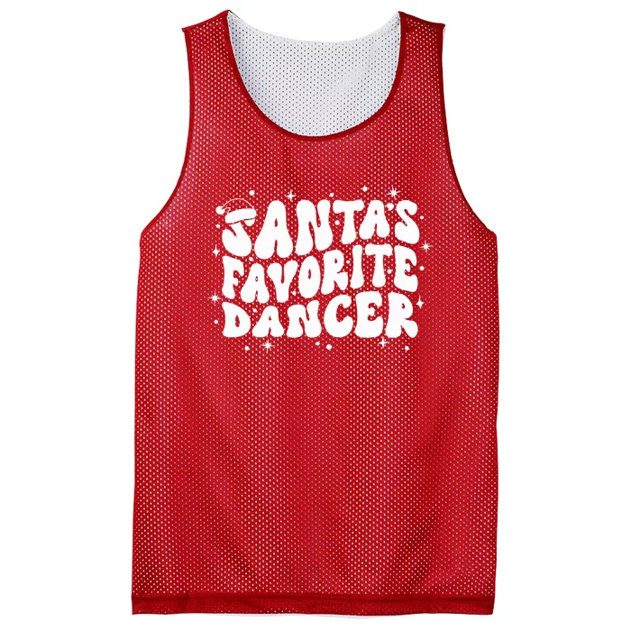 Dancer Christmas Santa Favorite Dancer Mesh Reversible Basketball Jersey Tank