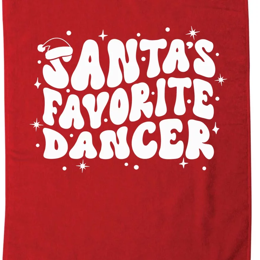 Dancer Christmas Santa Favorite Dancer Platinum Collection Golf Towel