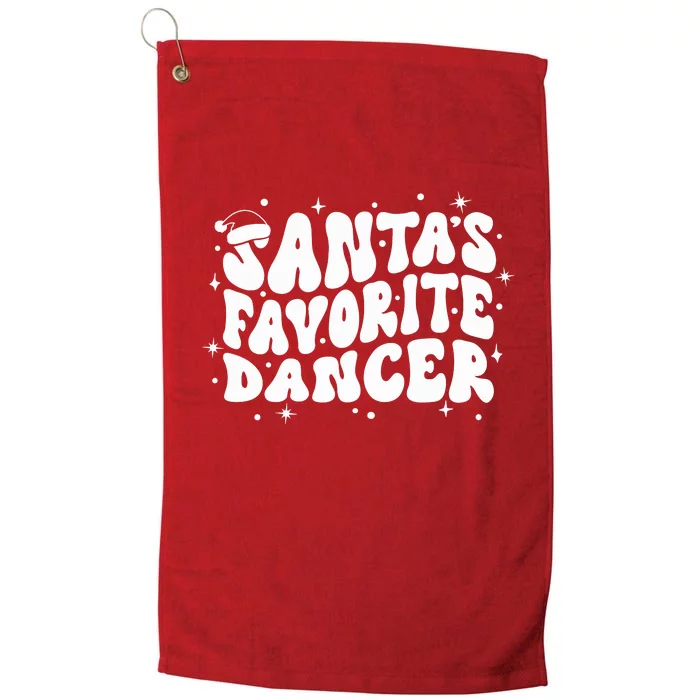 Dancer Christmas Santa Favorite Dancer Platinum Collection Golf Towel