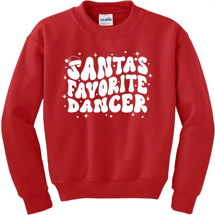 Dancer Christmas Santa Favorite Dancer Kids Sweatshirt