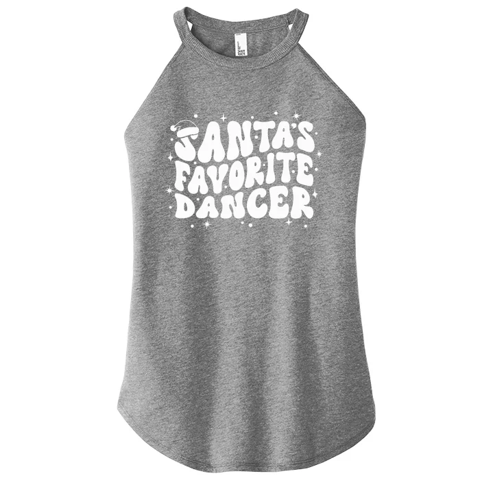 Dancer Christmas Santa Favorite Dancer Women’s Perfect Tri Rocker Tank