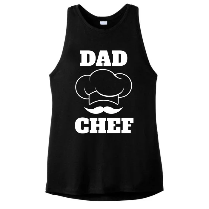 Dad Chef Sweater Meaningful Gift Ladies Tri-Blend Wicking Tank