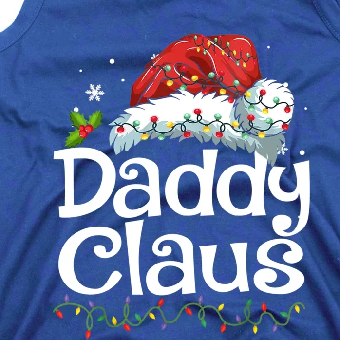 Daddy Claus Santa Hat Christmas Pajama Family Matching Gift Funny Gift Tank Top