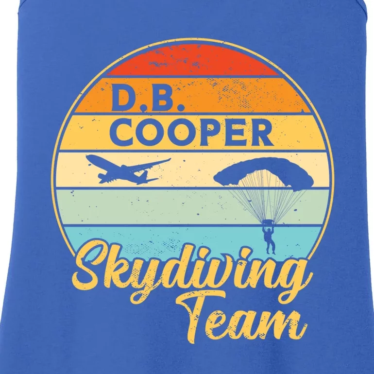 Db Cooper Skydiving Team 1971 Vintge Skyjacking History Gift Ladies Essential Tank