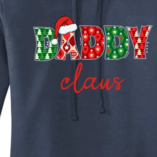 Daddy Claus Santa Hat Family Matching Christmas Pajamas Funny Gift Women's Pullover Hoodie