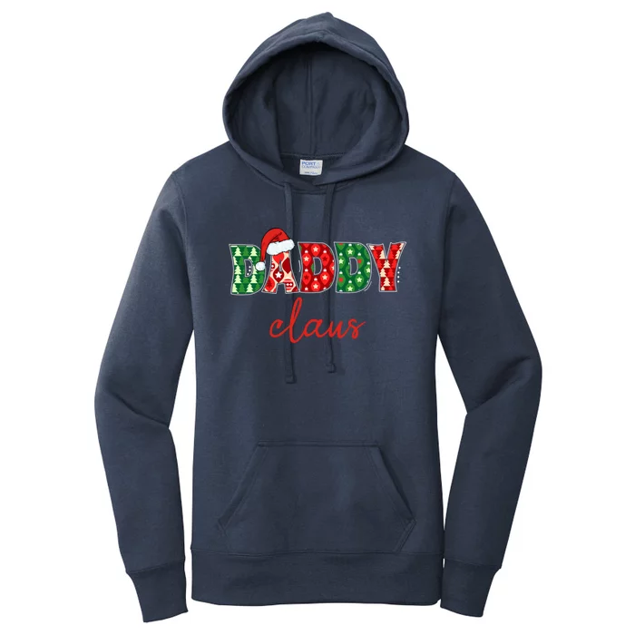 Daddy Claus Santa Hat Family Matching Christmas Pajamas Funny Gift Women's Pullover Hoodie