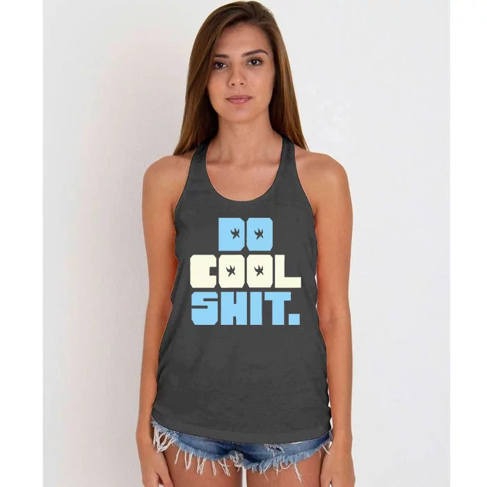 Do Cool Shit Women's Knotted Racerback Tank