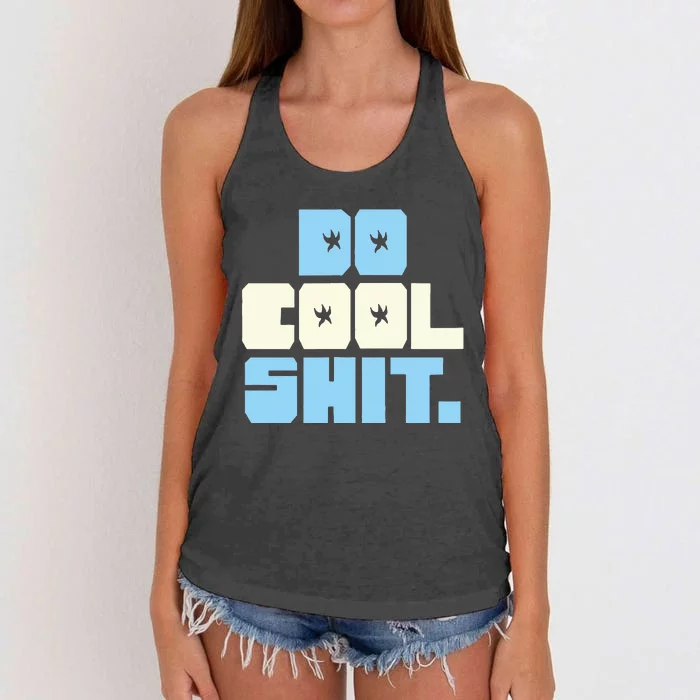 Do Cool Shit Women's Knotted Racerback Tank