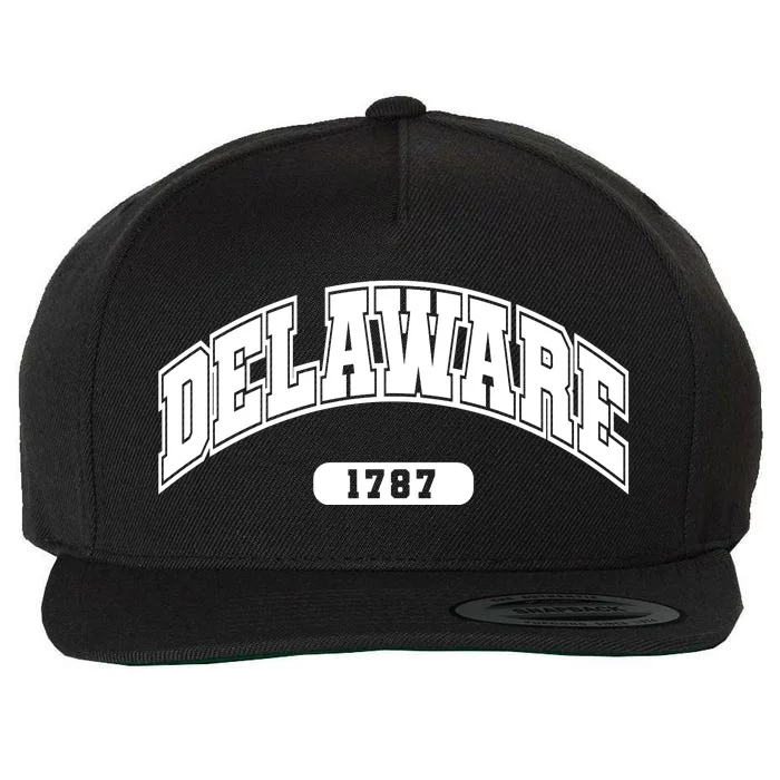 Delaware Collegiate Style 1787 Wool Snapback Cap