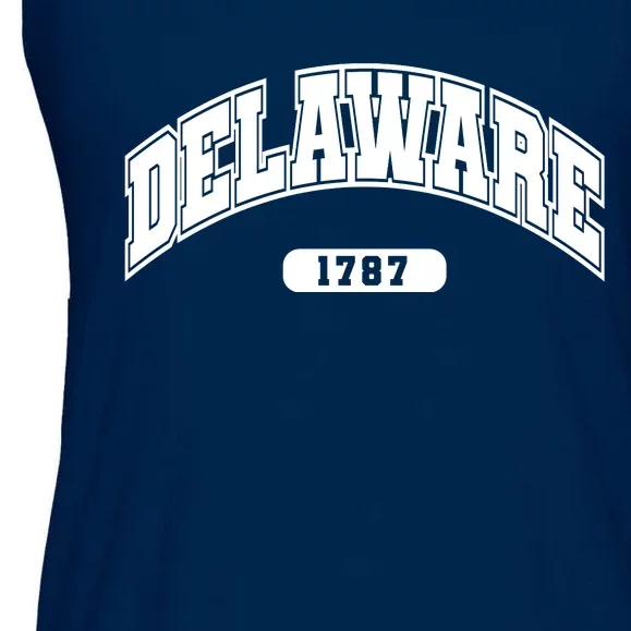 Delaware Collegiate Style 1787 Ladies Essential Flowy Tank