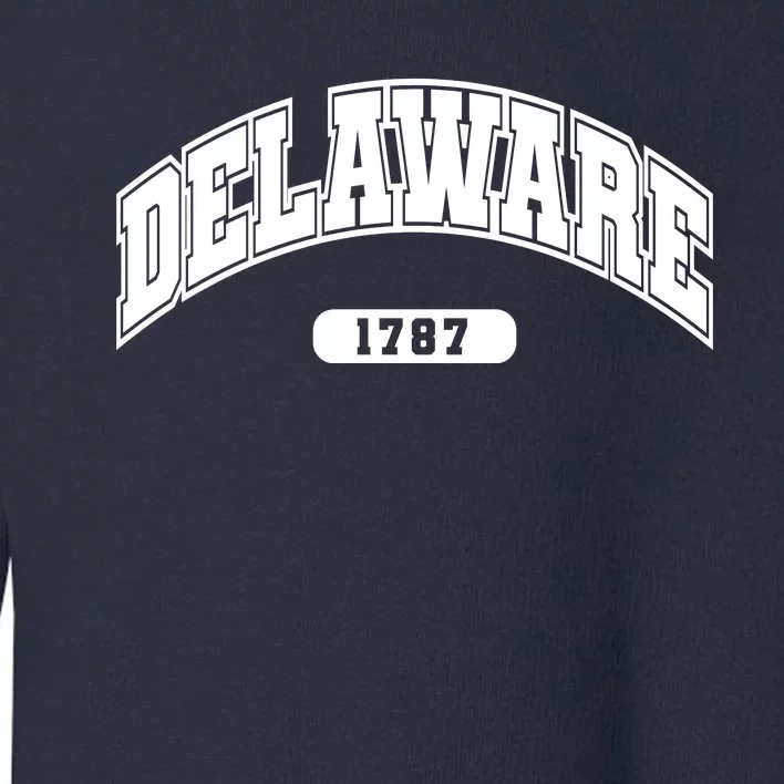 Delaware Collegiate Style 1787 Toddler Sweatshirt