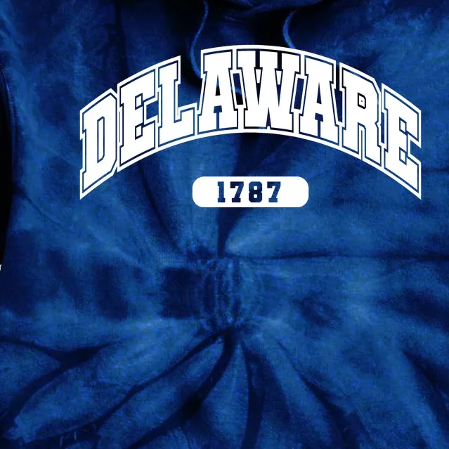 Delaware Collegiate Style 1787 Tie Dye Hoodie