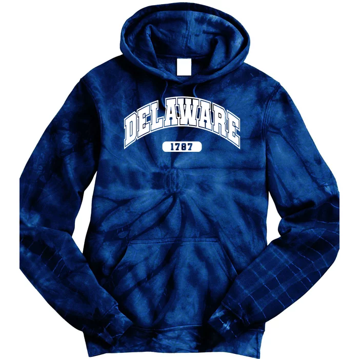 Delaware Collegiate Style 1787 Tie Dye Hoodie