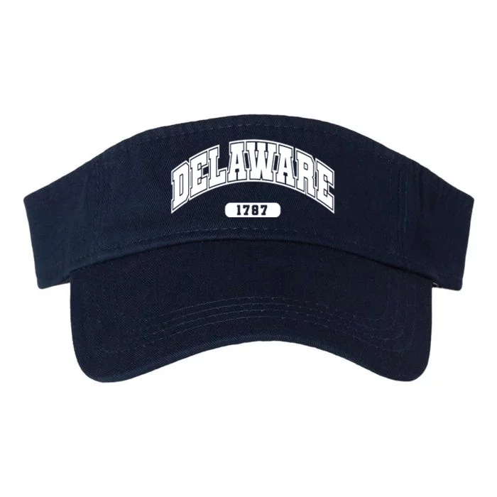 Delaware Collegiate Style 1787 Valucap Bio-Washed Visor