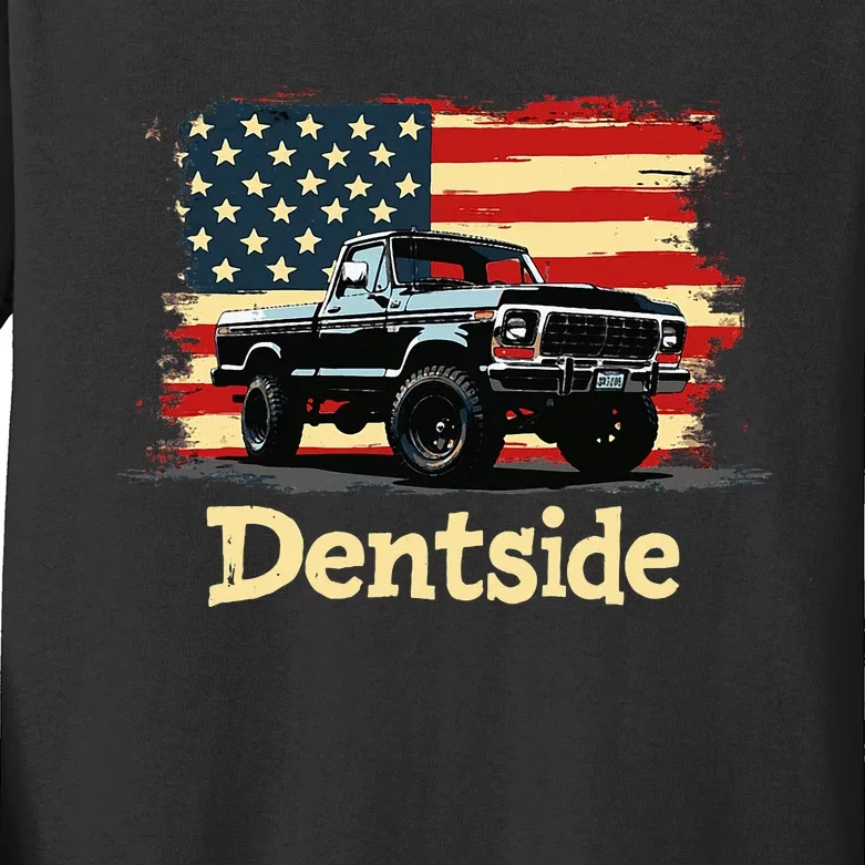 Dentside Classic Truck Dentside Lifted Kids Long Sleeve Shirt