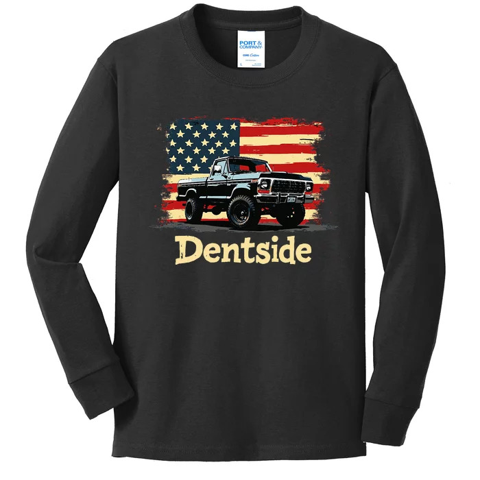 Dentside Classic Truck Dentside Lifted Kids Long Sleeve Shirt