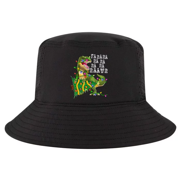 Dinosaur Christmas Tree Rex Xmas Gifts Cool Comfort Performance Bucket Hat