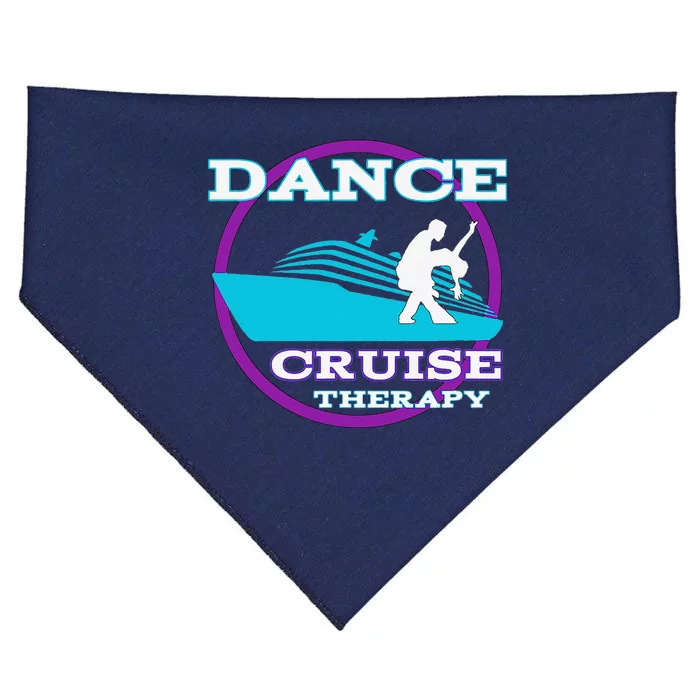 Dance Cruise Therapy Ship USA-Made Doggie Bandana