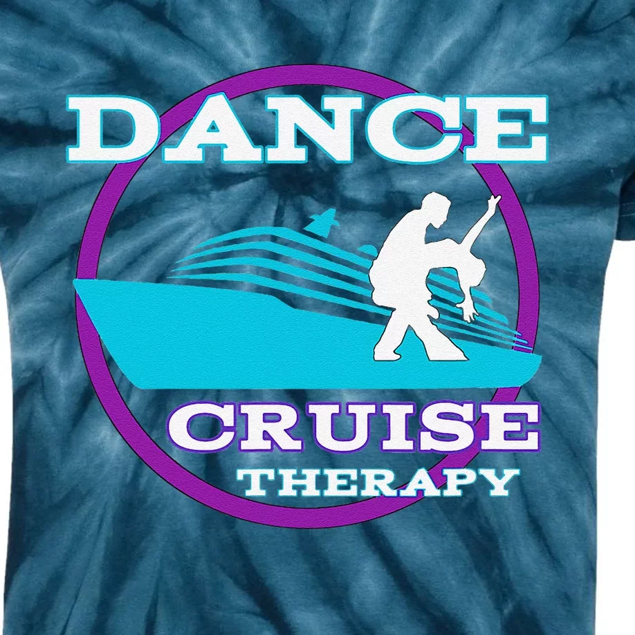 Dance Cruise Therapy Ship Kids Tie-Dye T-Shirt