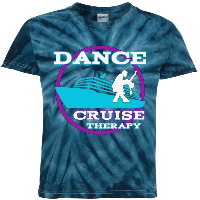 Dance Cruise Therapy Ship Kids Tie-Dye T-Shirt