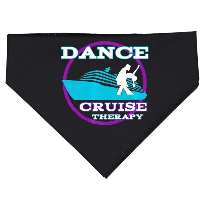 Dance Cruise Therapy Ship USA-Made Doggie Bandana