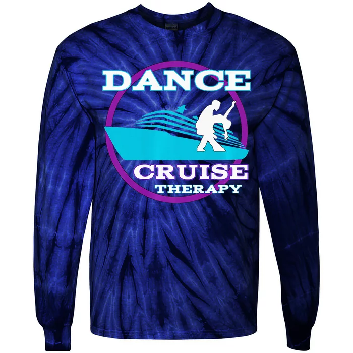 Dance Cruise Therapy Ship Tie-Dye Long Sleeve Shirt