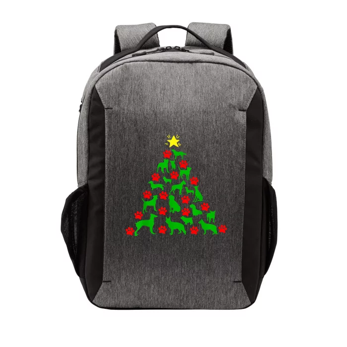 Dog Christmas Tree Dog Christmas Vector Backpack