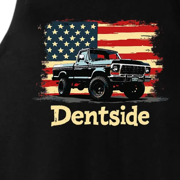 Dentside Classic Truck Dentside Ladies Tri-Blend Wicking Tank