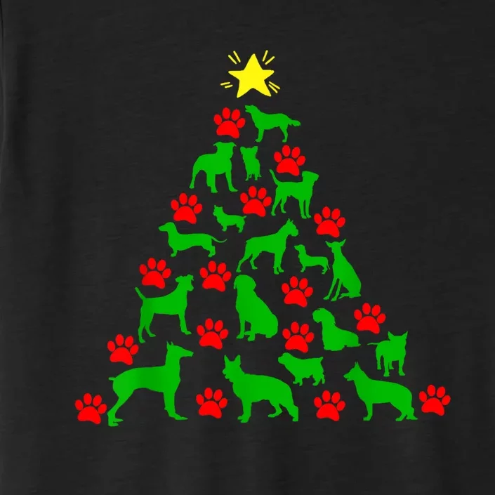 Dog Christmas Tree Dog Christmas ChromaSoft Performance T-Shirt