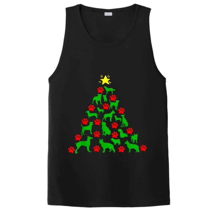 Dog Christmas Tree Dog Christmas Performance Tank