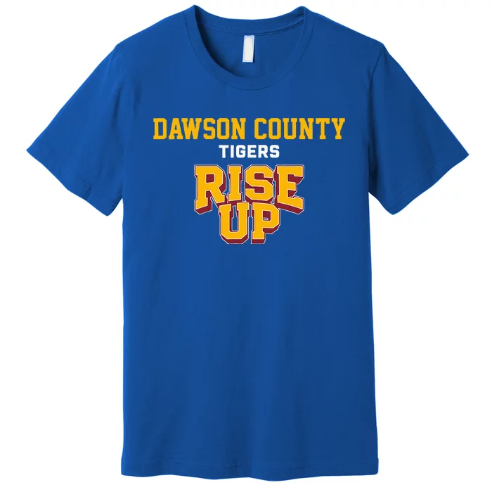 Dawson County Tigers Rise Up Hs Premium T-Shirt