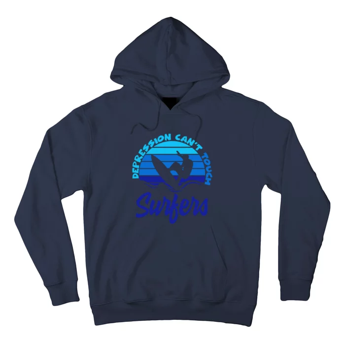 Depression Cant Touch Surfers Hoodie