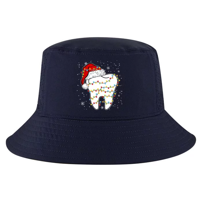 Dentist Christmas Teeth Santa Dental Hygiene Dental Life Cool Comfort Performance Bucket Hat