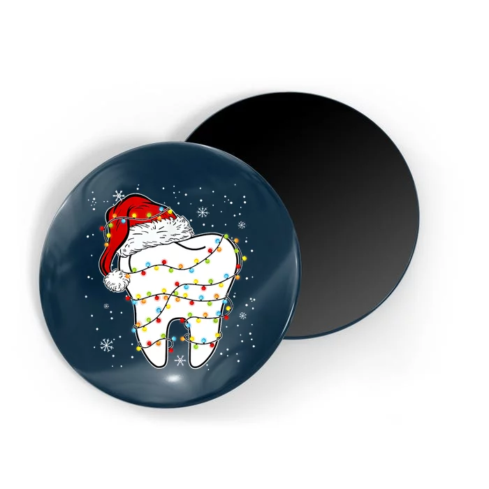 Dentist Christmas Teeth Santa Dental Hygiene Dental Life Magnet