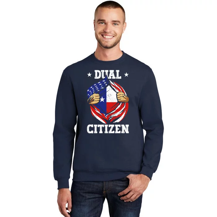 Dual Citizen Texas Pride Usa And Texas Flag Texan Sweatshirt