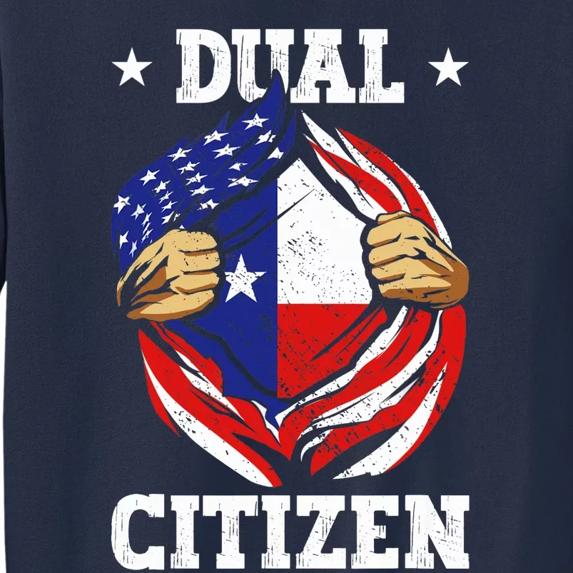 Dual Citizen Texas Pride Usa And Texas Flag Texan Sweatshirt