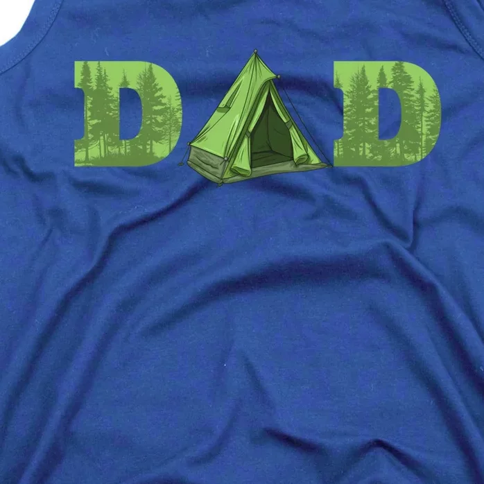 Dad Camping Tent Fathers Day Cute Gift Tank Top