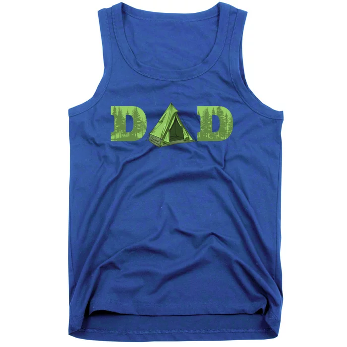 Dad Camping Tent Fathers Day Cute Gift Tank Top