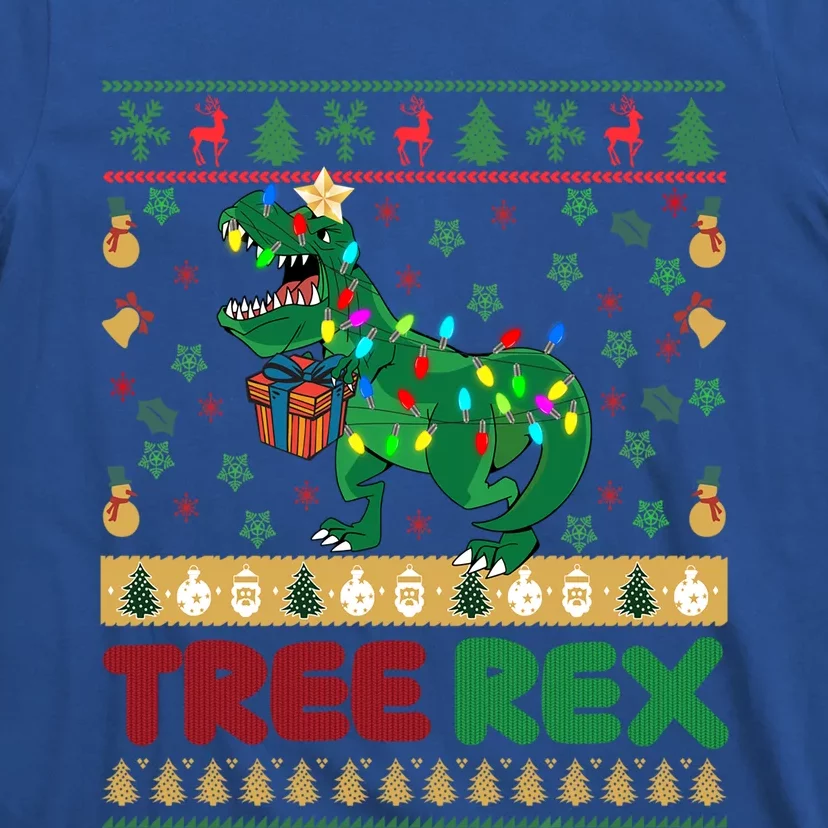 Dinosaur Christmas Tree Rex Ugly Xmas Sweater Cute Gift T-Shirt