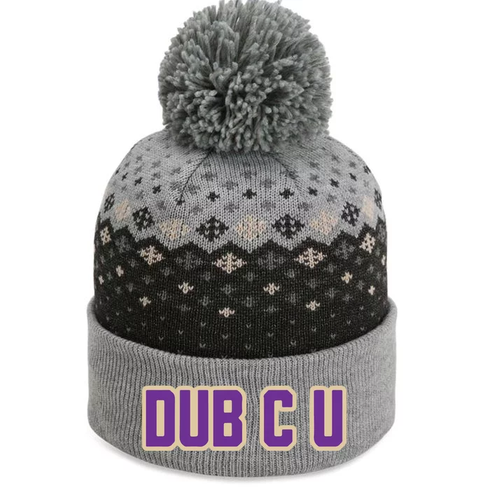 Dub C U The Baniff Cuffed Pom Beanie