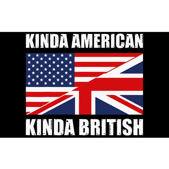 Dual Citizenship UK USA Kinda American Kinda British Bumper Sticker