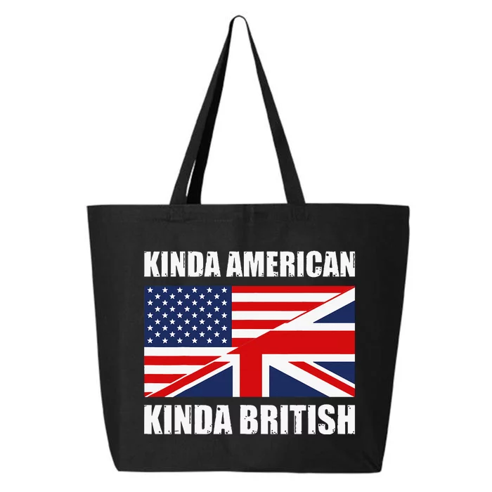 Dual Citizenship UK USA Kinda American Kinda British 25L Jumbo Tote