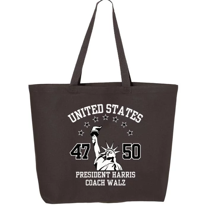 Democracy Championship Usafreedom Harris Walz Election 25L Jumbo Tote