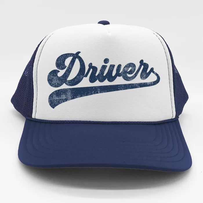 Driver Cute Vintage Graphic Driving Trucker Hat