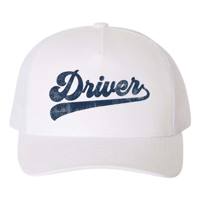 Driver Cute Vintage Graphic Driving Yupoong Adult 5-Panel Trucker Hat