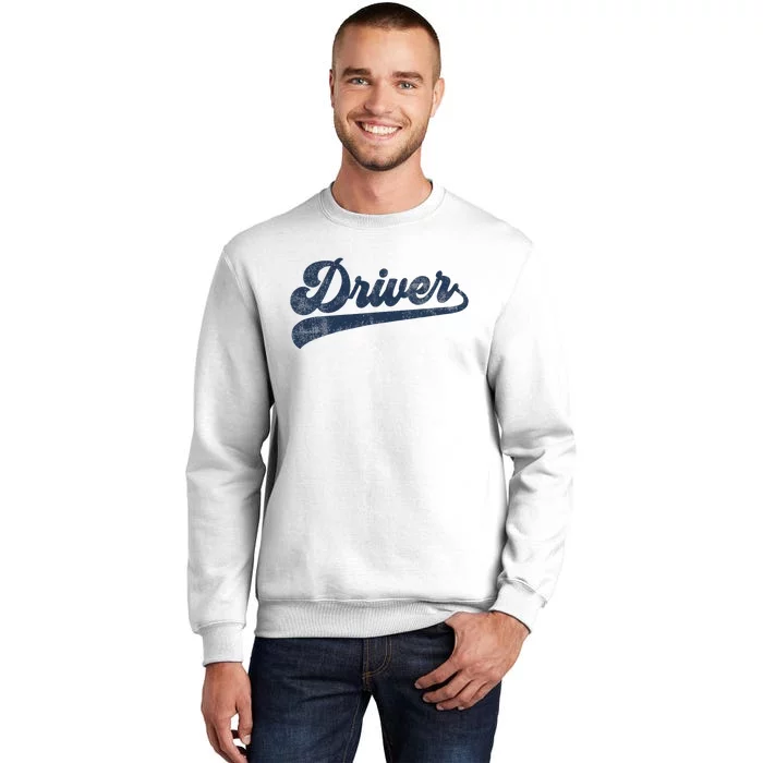 Driver Cute Vintage Graphic Driving Sweatshirt