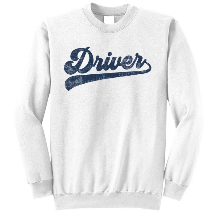 Driver Cute Vintage Graphic Driving Sweatshirt