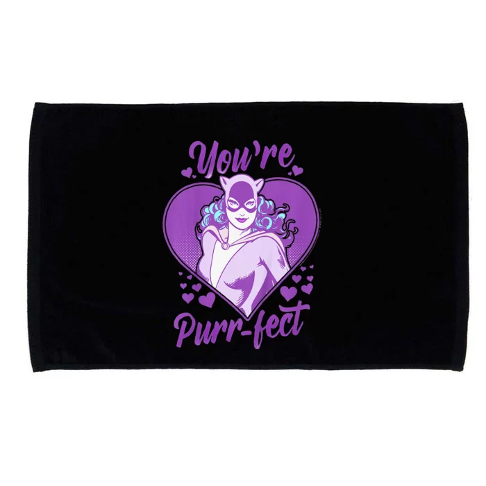 DC Comics Valentine's Day You're Purrfect Microfiber Hand Towel